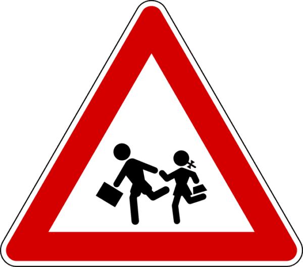 Segnale attenzione bambini