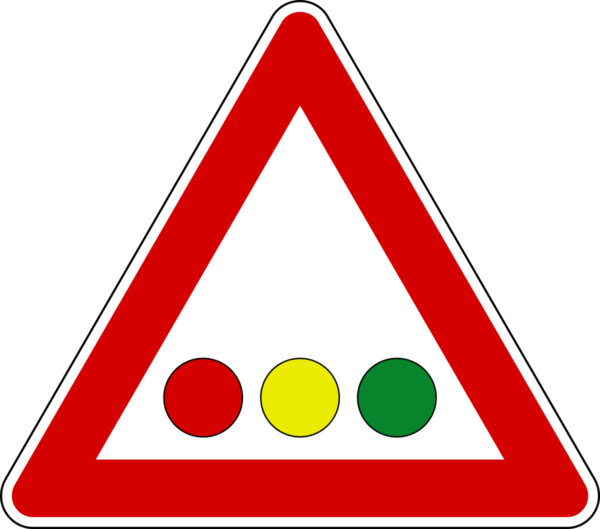 Segnale semaforo orizzontale