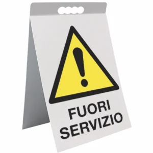 Cavalletto bifacciale in PVC Fuori Servizio