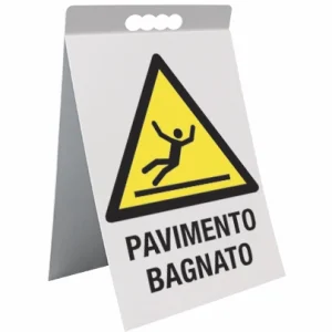 Cavalletto bifacciale in PVC Pavimento bagnato