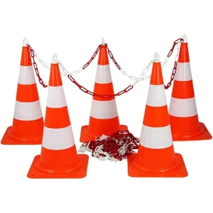 Kit 5 coni con 5 ganci e 7.5 m di catena