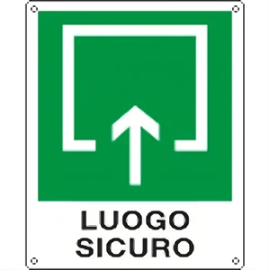 Cartello luogo sicuro