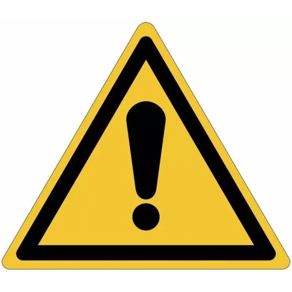 Cartello pericolo generico EN ISO 7010