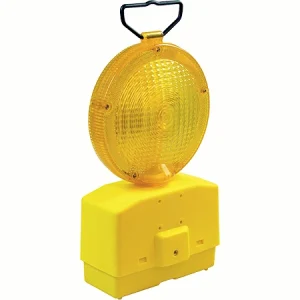 Segnalatore luminoso di ostacoli a luce gialla lampeggiante