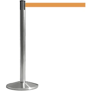 Colonnina tendinastro in acciaio spazzolato