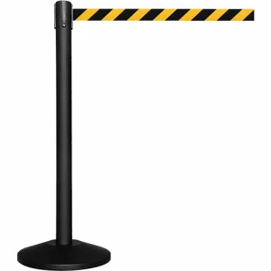 Colonnina tendinastro in acciaio nero SAFE IN BASIC