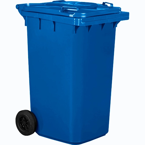 Cassonetto portarifiuti a 2 ruote da 240 litri - immagine 6