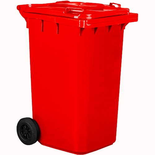 Cassonetto portarifiuti a 2 ruote da 240 litri - immagine 4
