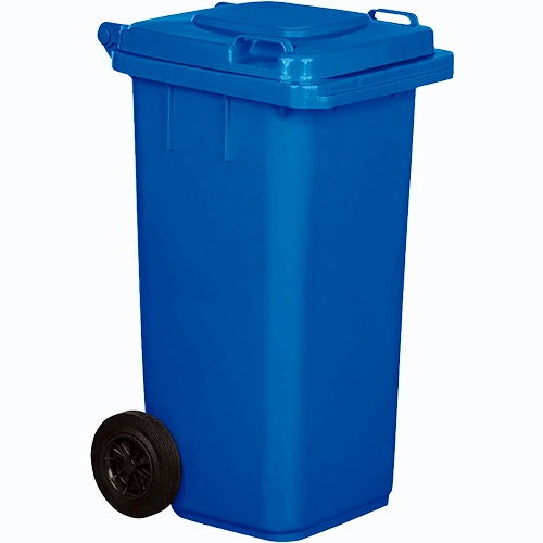 Cassonetto portarifiuti a 2 ruote da 120 litri