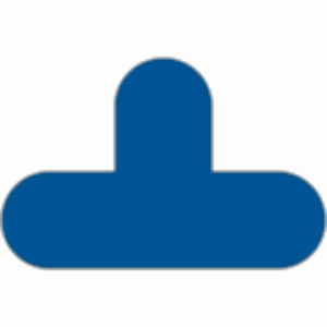 Confezione 10 delimitatori pallet adesivi a T in PVC