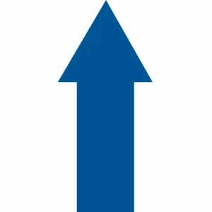 Confezione 20 frecce adesive in PVC