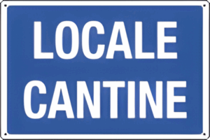 Cartello locale cantine