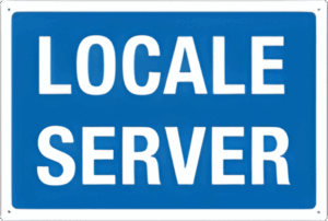 Cartello locale server