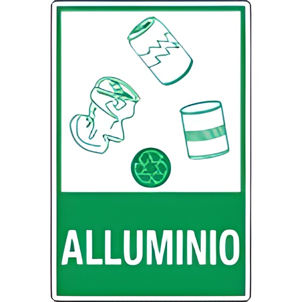 Cartello Di Consegna In Alluminio 20x30 Cm - "Consegna Tutti I Pacchi Alla Porta Posteriore" - Resistente Alle Intemperie