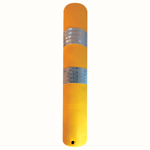 Delineatore flessibile in gomma EVA giallo
