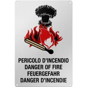 Cartello Pericolo di incendio