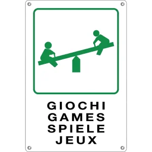 Cartello Giochi