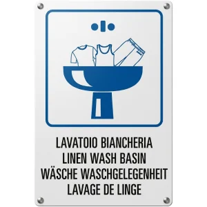 Cartello Lavatoio biancheria