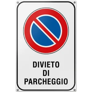 Cartello Divieto di Parcheggio