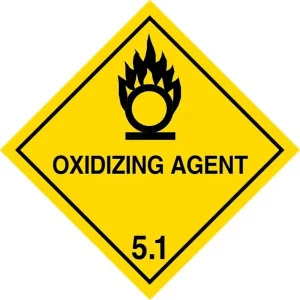 Etichetta IATA 5.1 Oxidizing Agent