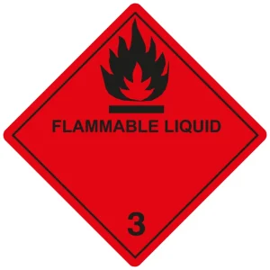 Etichetta IATA 4 Flammable Liquid