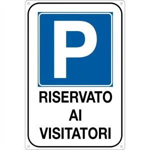 Cartello Parcheggio Riservato ai Visitatori