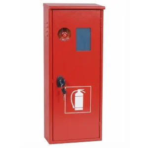 Cassetta porta estintore 5 kg in acciaio con serratura