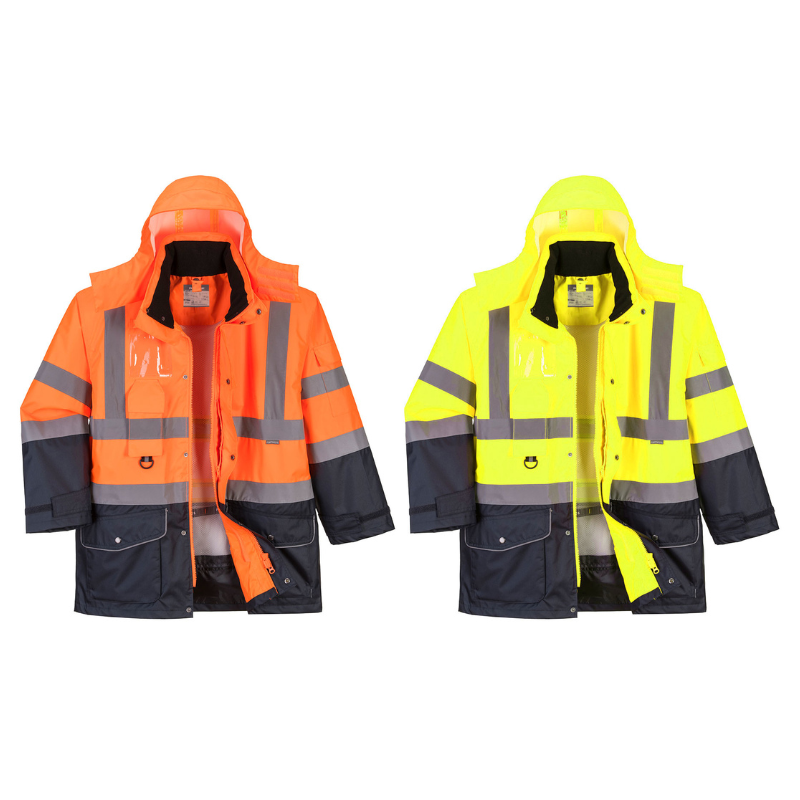 Giacca Traffic Portwest S426 bicolore 7 in 1 Hi-Vis